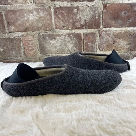Mahabis Classic Wool Slip On Gray Slippers W10.5-11 M8.5-9 (sz 42) - Picture 6 of 9